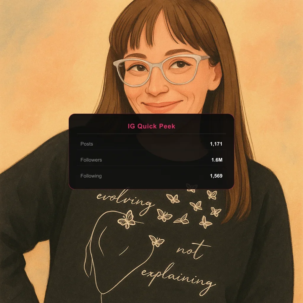 thinjen instragram metrics infographic